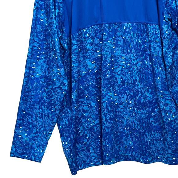 Silver Bait Fishing Men’s Shirt Sz XL 1/4 Zip Vented/Mesh/Back Blue Zip/Pocket - Picture 11 of 12